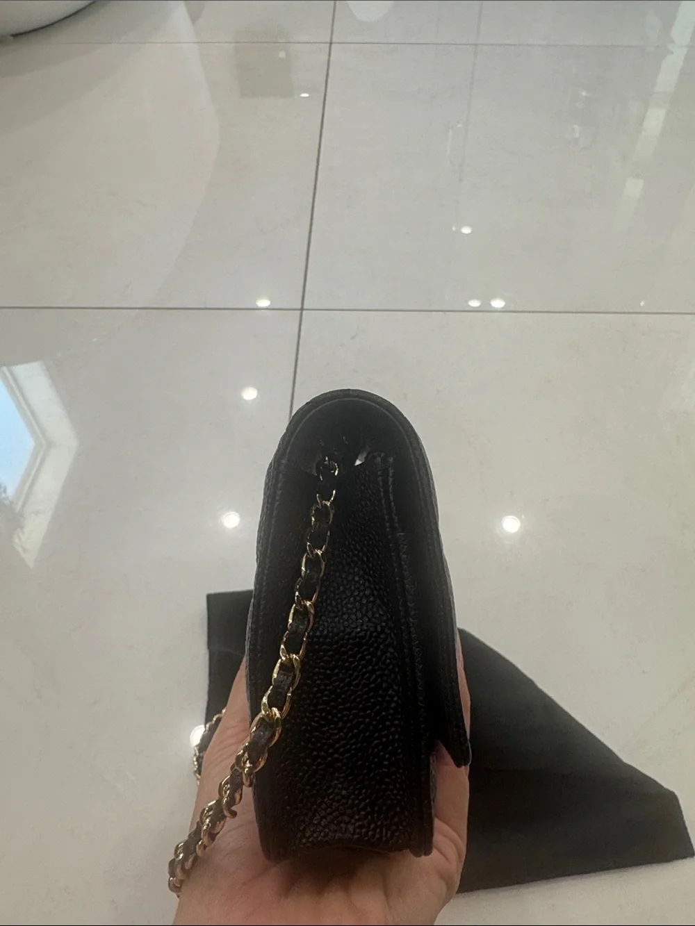 Auth. Chanel classic WOC